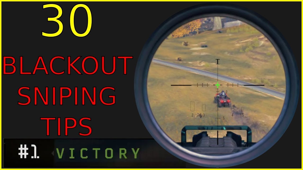 Blackout Sniper Tips and Tricks (30 tips!)