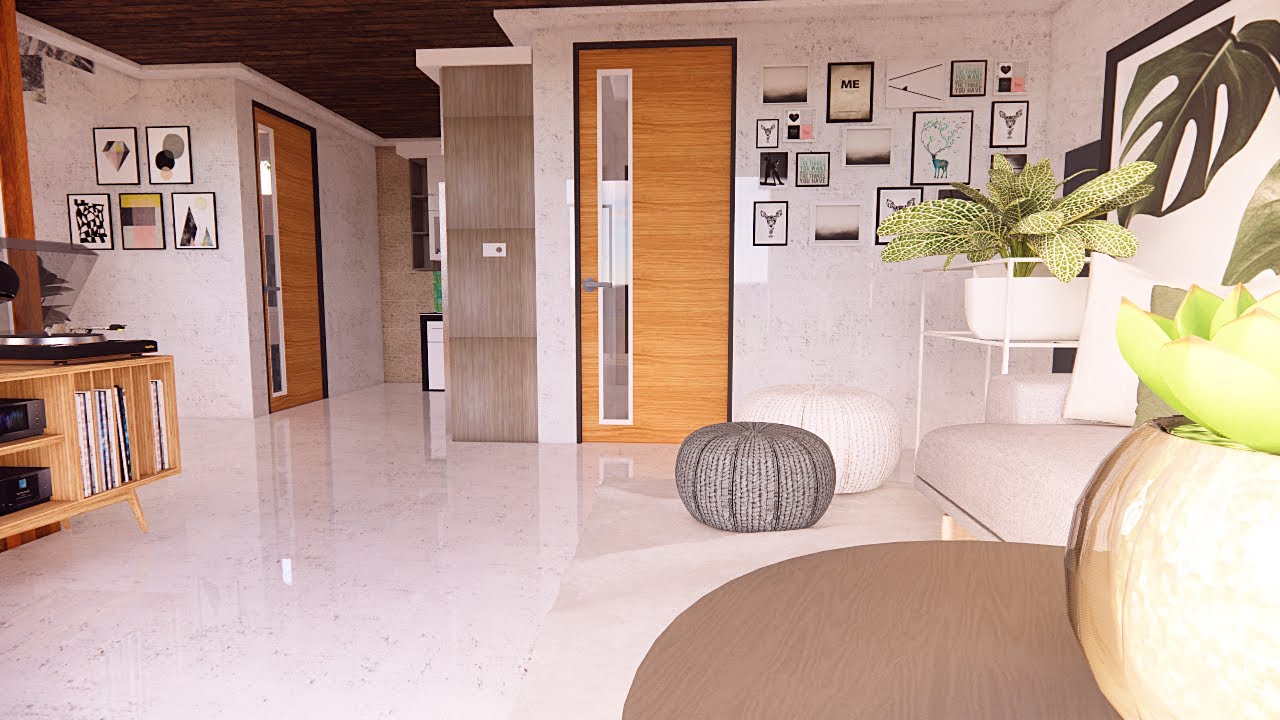 Desain Rumah Ukuran 6x6, 2 lantai, 3 kamar, Kok Bisa Jadi Luas Banget Gini Ya?