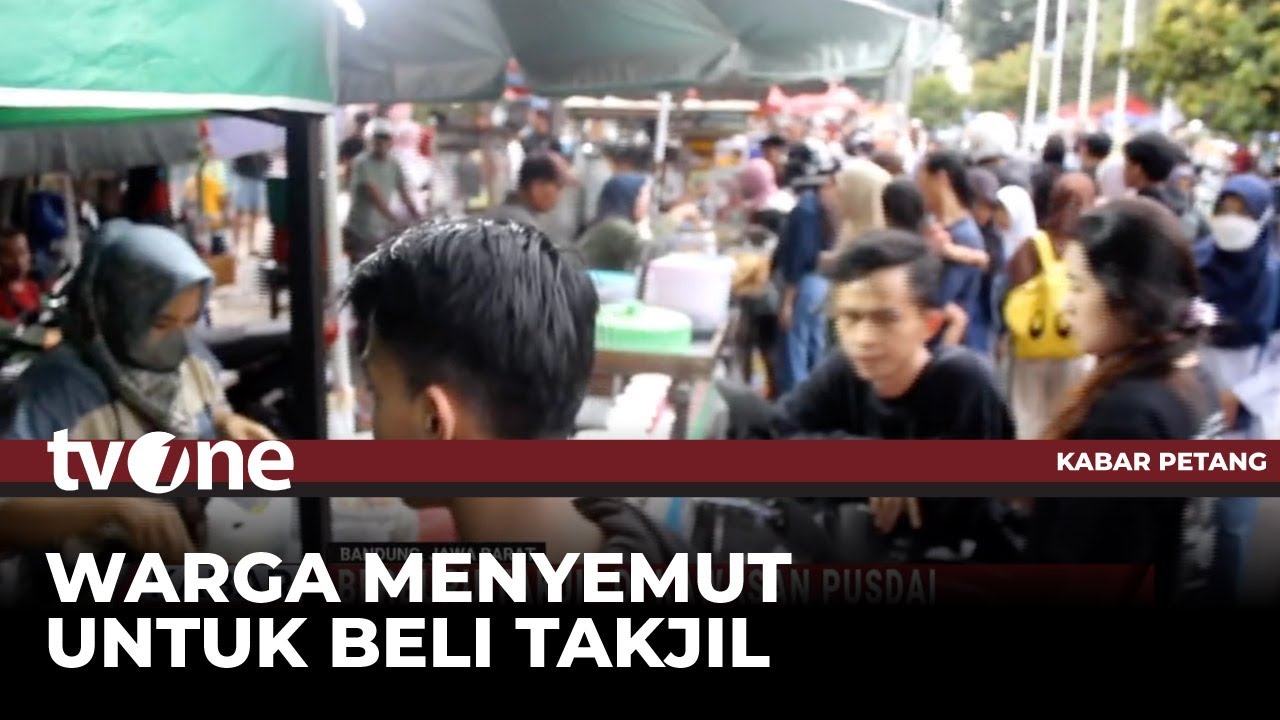 Berbagai Makanan Khas Jabar Tersedia di Kawasan Pusdai untuk Takjil | Kabar Petang tvOne