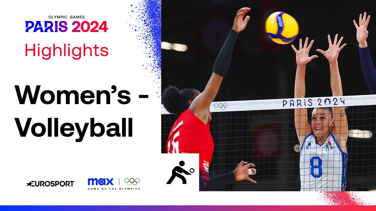 Italy vs Dominican Republic Women's Volleyball Preliminary Round Highlights |  #Paris2024