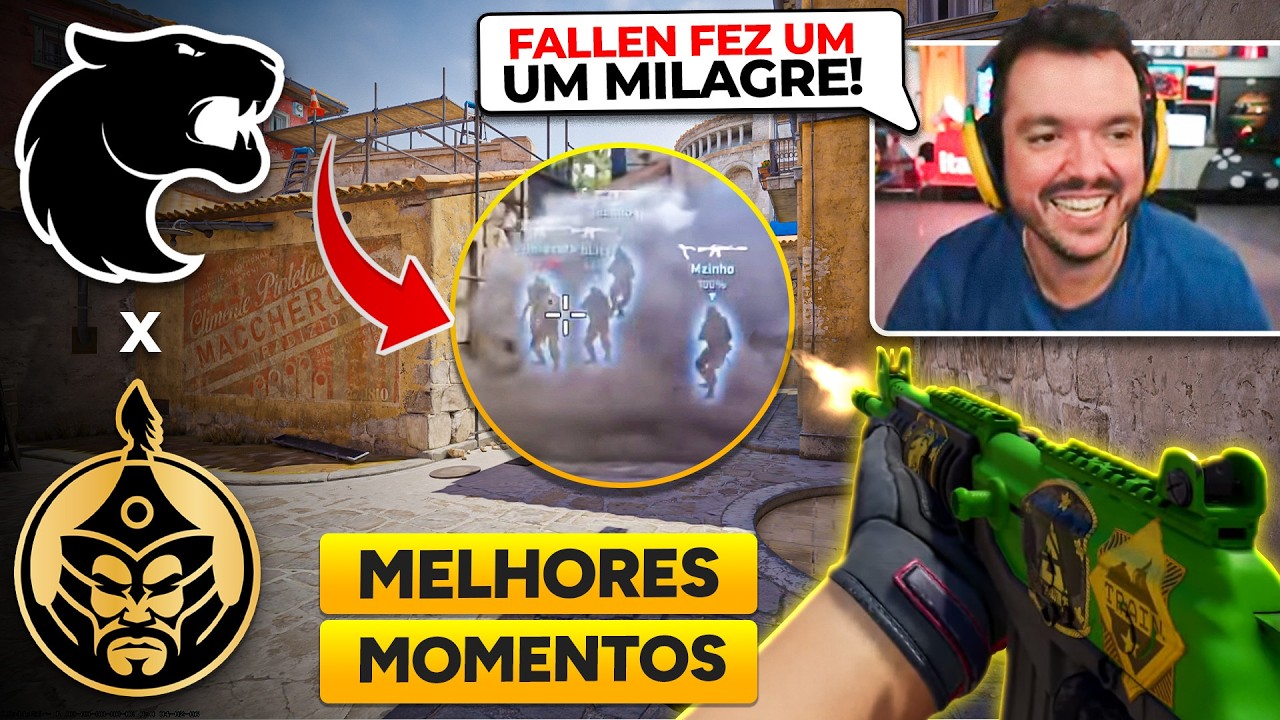 MELHOR MAPA DO ANO?! - FURIA x THE MONGOLZ - IEM KRAKÓW - MELHORES MOMENTOS