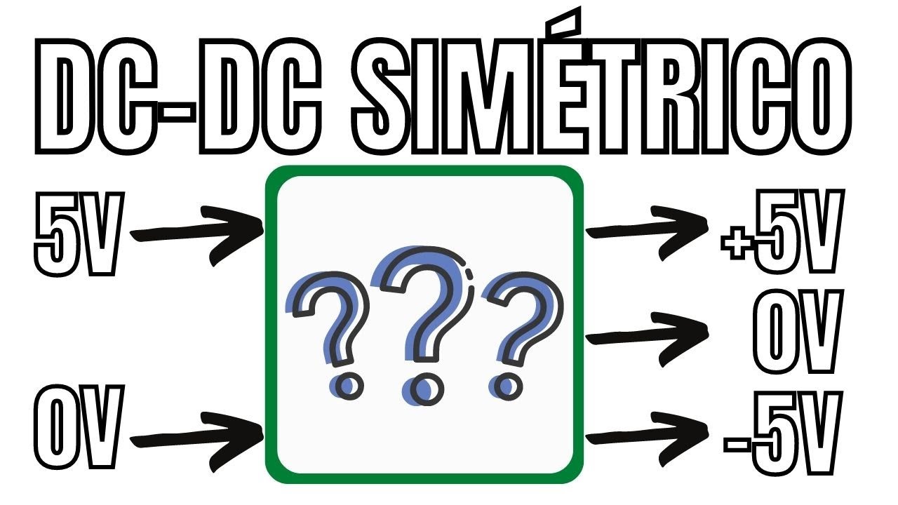 Fuente Simétrica AISLADA de 5V a +/-5V Muy FÁCIL de Hacer!!