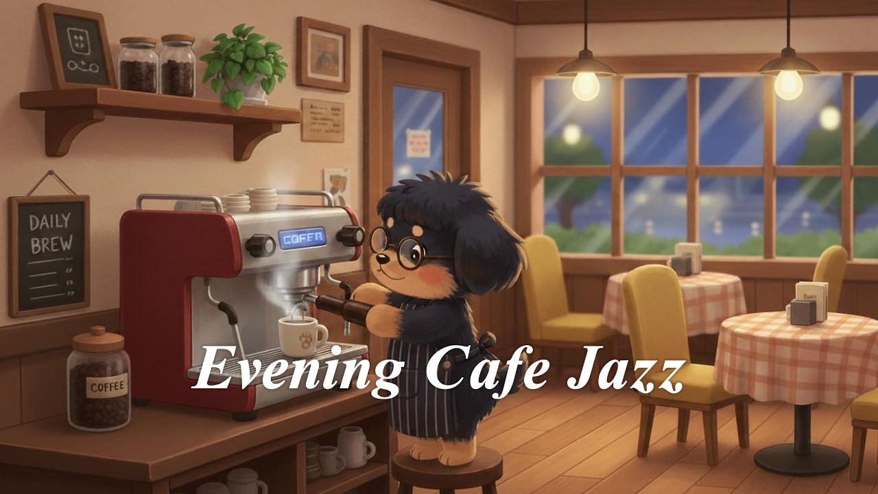 After A Long Day☕ Evening Cafe Jazz | Relaxing Jazz Lofi for Study, Work & Unwinding