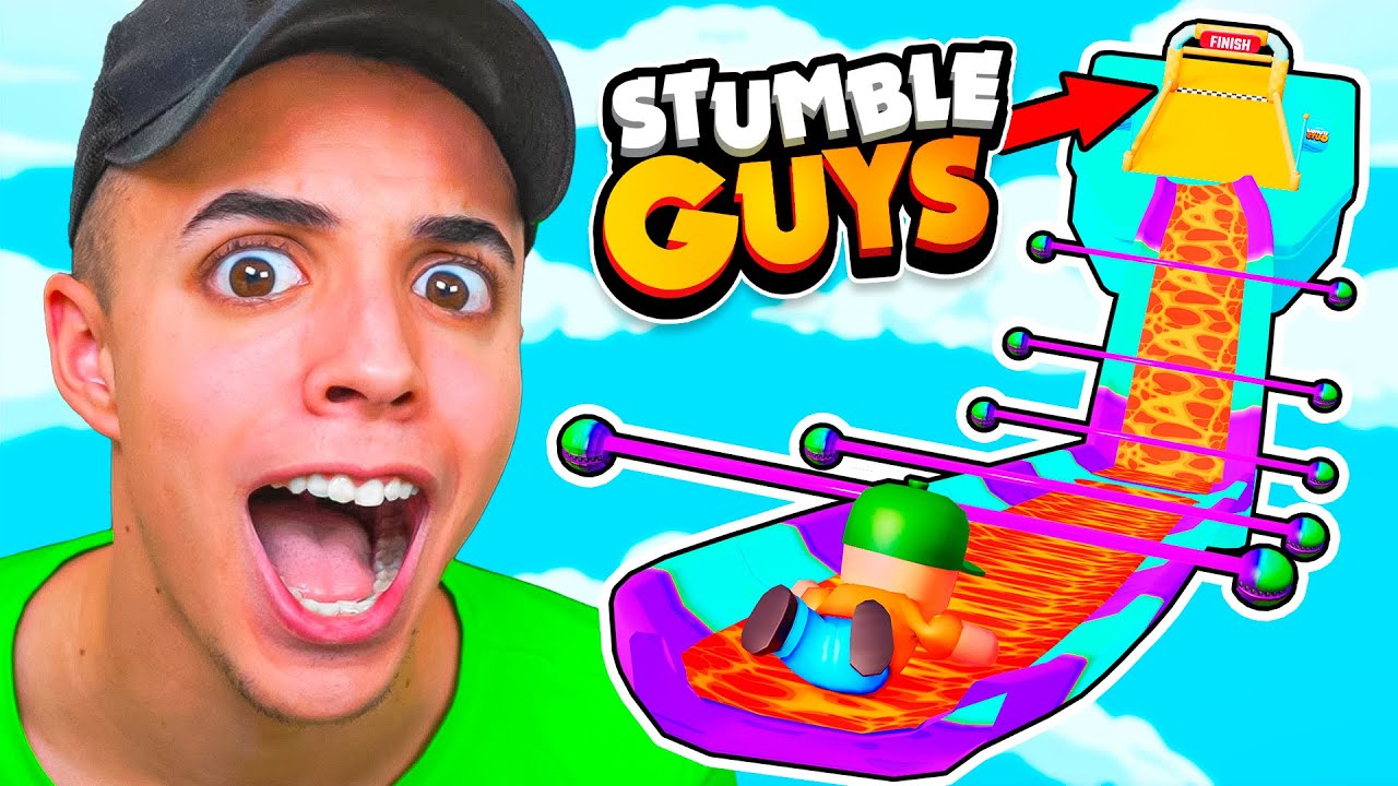 NUEVO MAPA *TOBOGAN MRBEAST* en STUMBLE GUYS! 😱