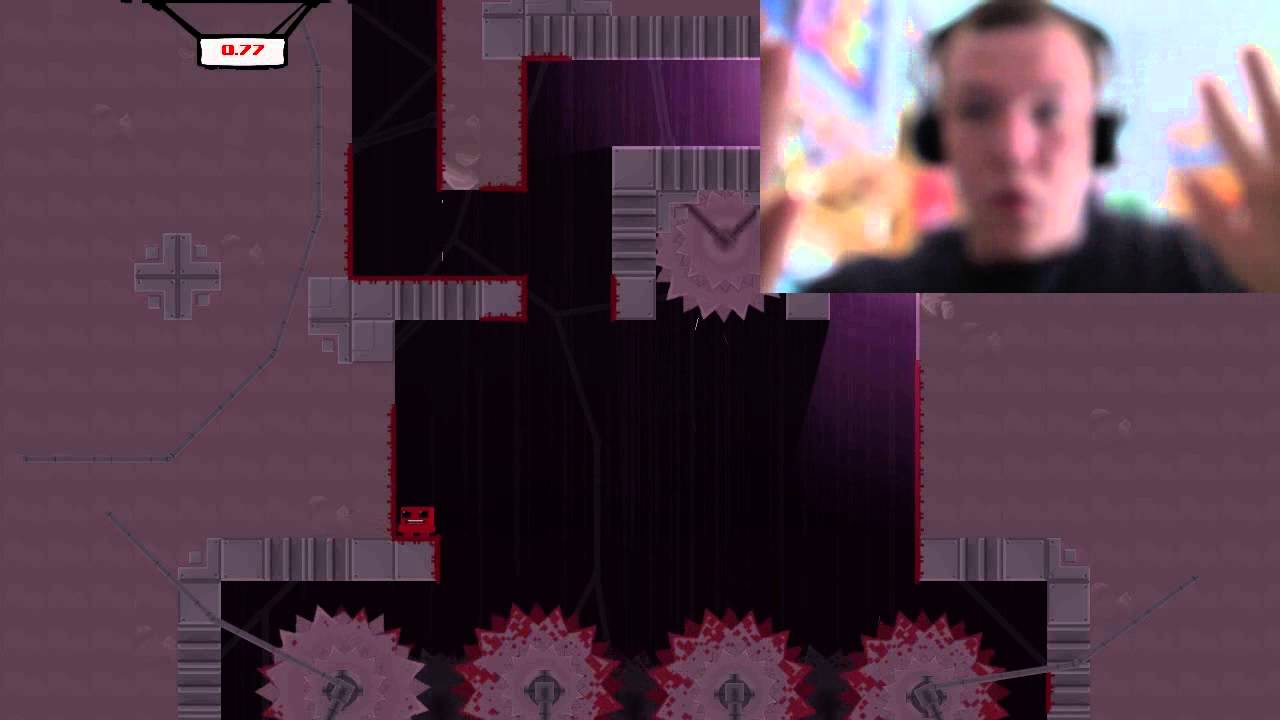 Super Meat Boy Darkworld blind - Meine Reaktionen