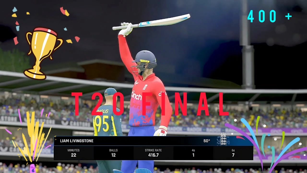 INSANE T20 FINAL! 🔥 400+ Runs Scored | Cricket 24 High Scoring Thriller | Full Highlights