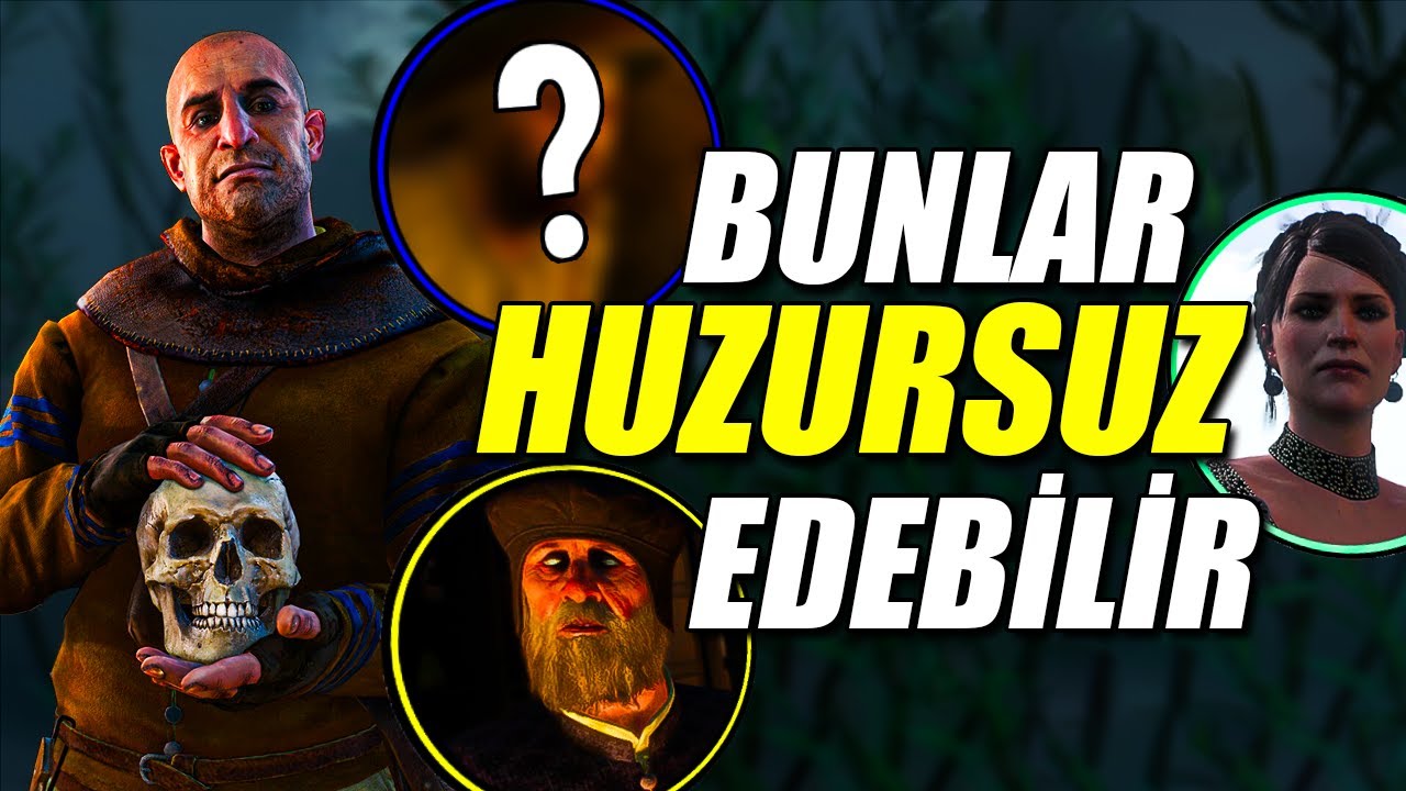 En HUZURSUZ EDİCİ 10 An - Witcher 3