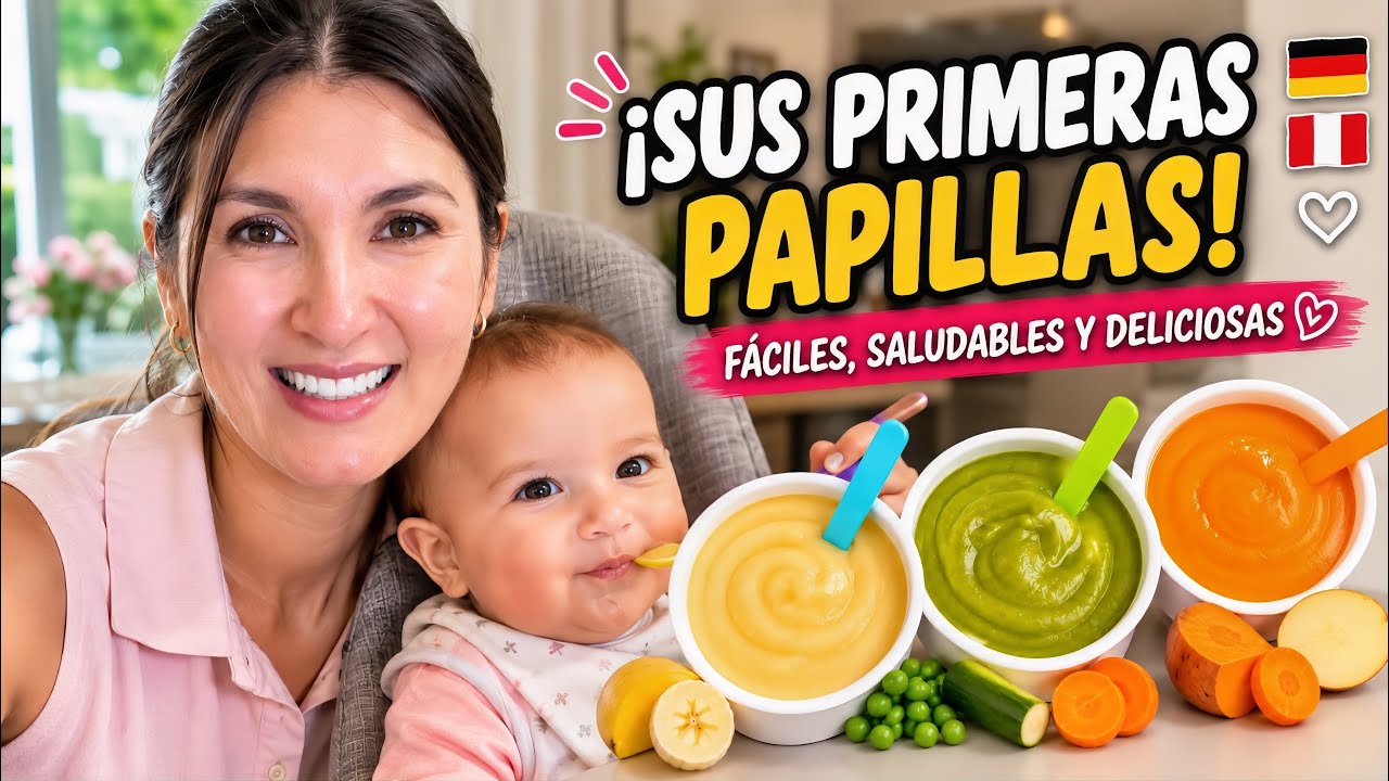 Primeras papillas de mi bebé 🥰 + Reacción al probarlas 🤭 | Shirley Tocic