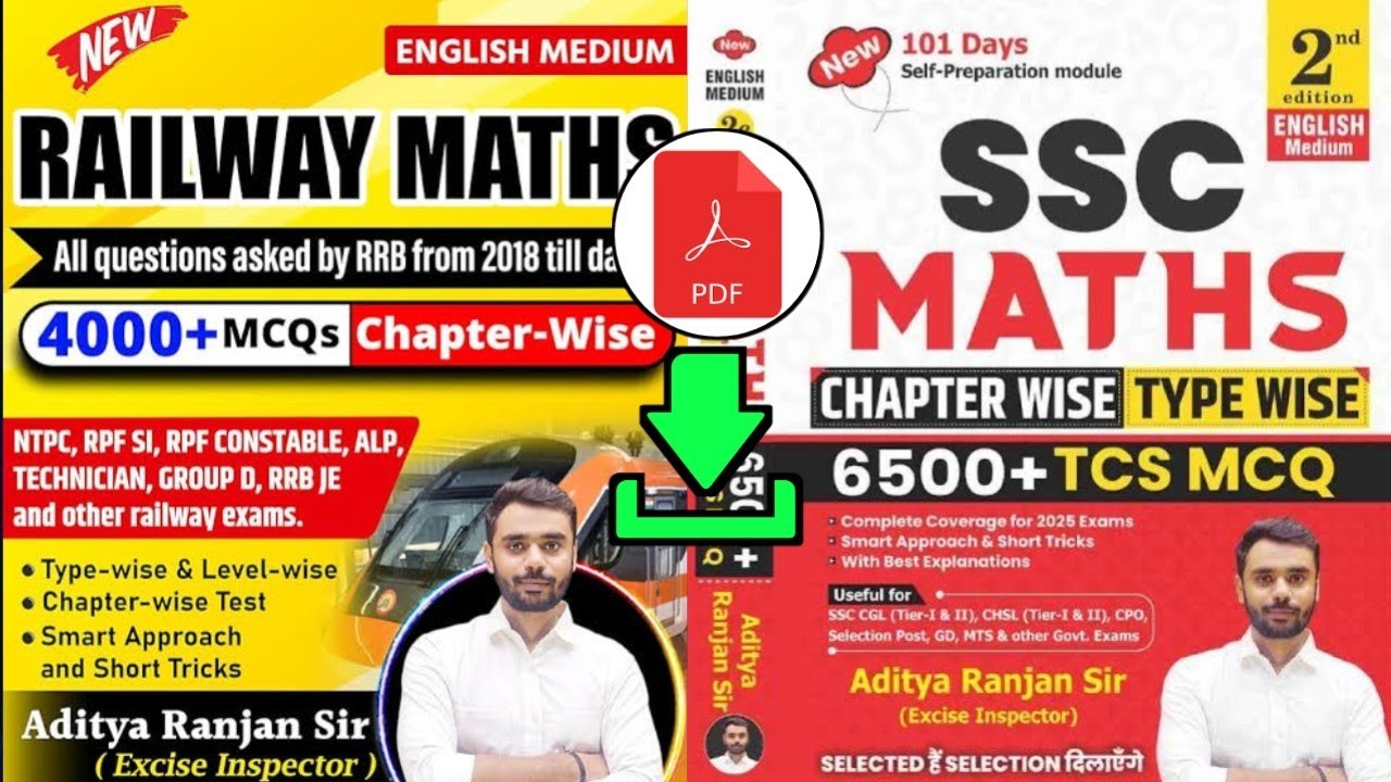 Aditya ranjan sir math book pdf download l Railway math aditya ranjan pdf