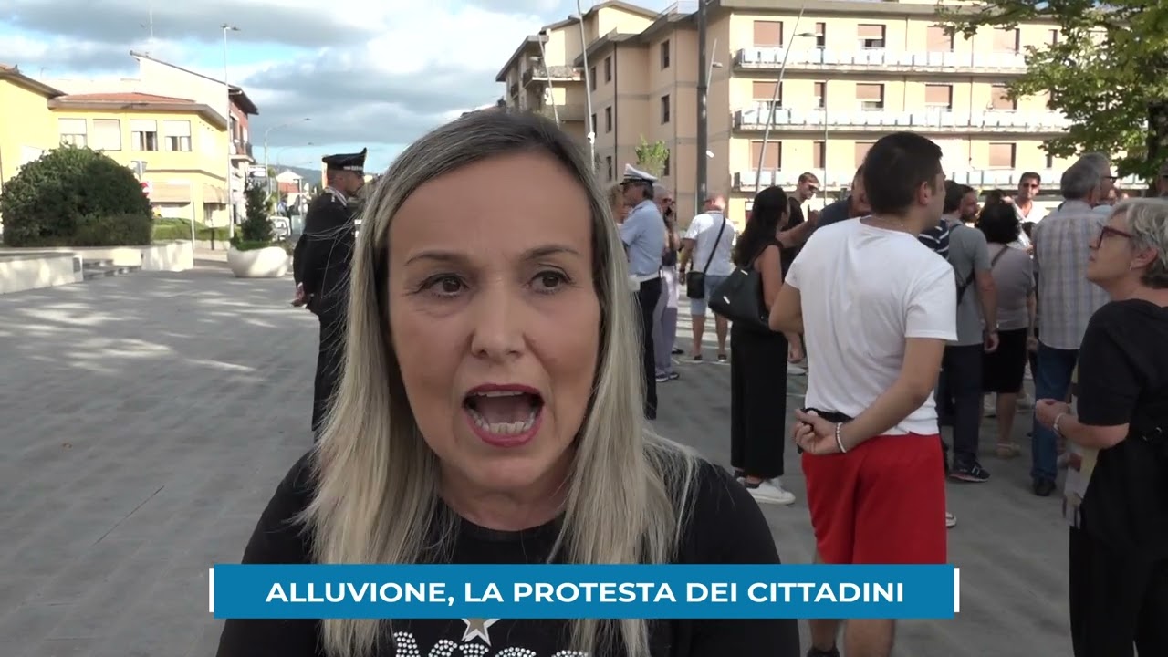 Montemurlo di nuovo sott'acqua, scatta la protesta dei cittadini: manifestazione davanti al Comune