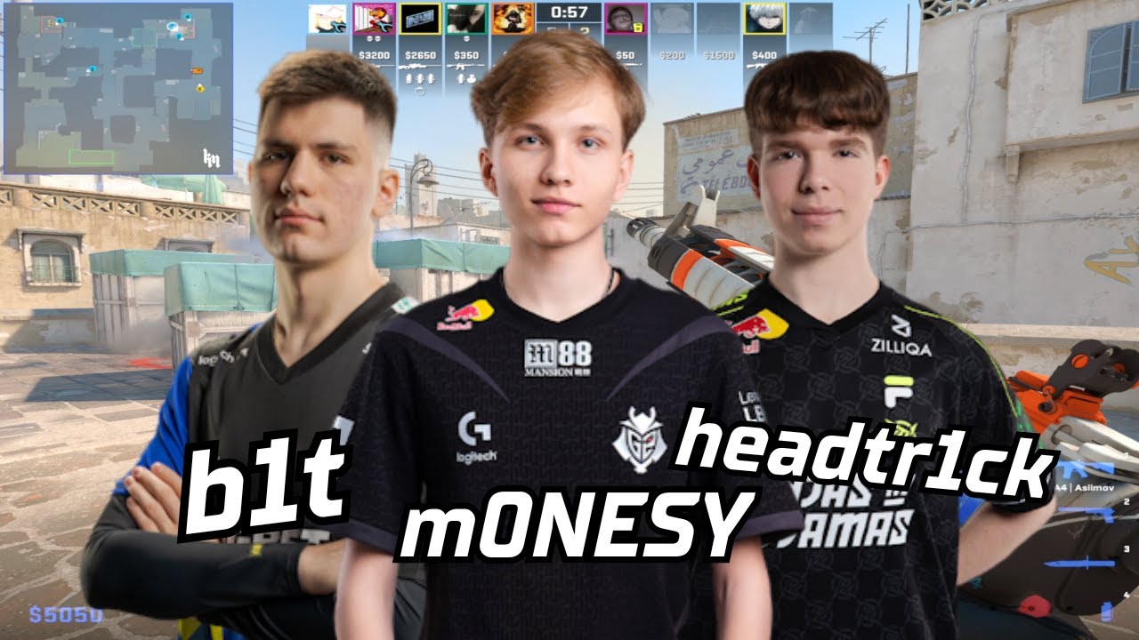 b1t/m0NESY/headtr1ck stack on FACEIT (Dust2) | May 17, 2024 #cs2 #pov