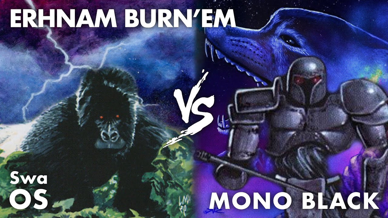 Old School MtG: Erhnam Burn’em vs Mono Black