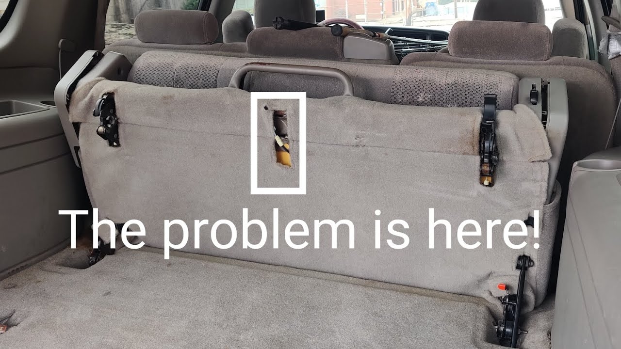 Stuck 3rd row seat in 00-06 Suburban or Yukon **fix**
