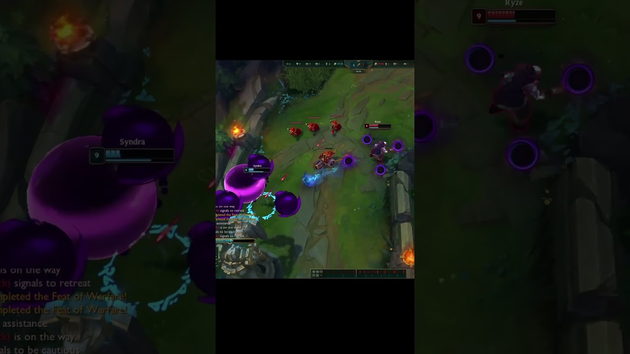 Ryze Teleport-Dive vs Syndra #ryzethearchmage