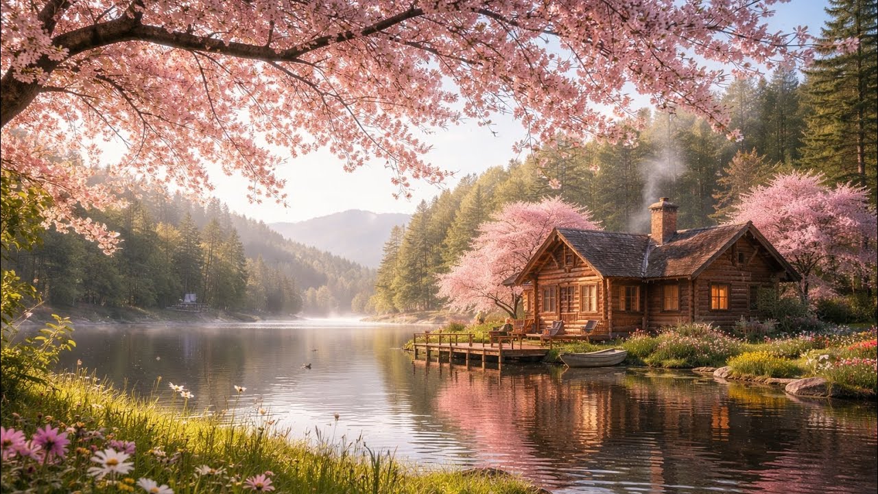 Huzur Veren Bahar Doğa Sesleri 🌿 Kuş Cıvıltısı & Akan Su | Rahatlatıcı Ambiyans