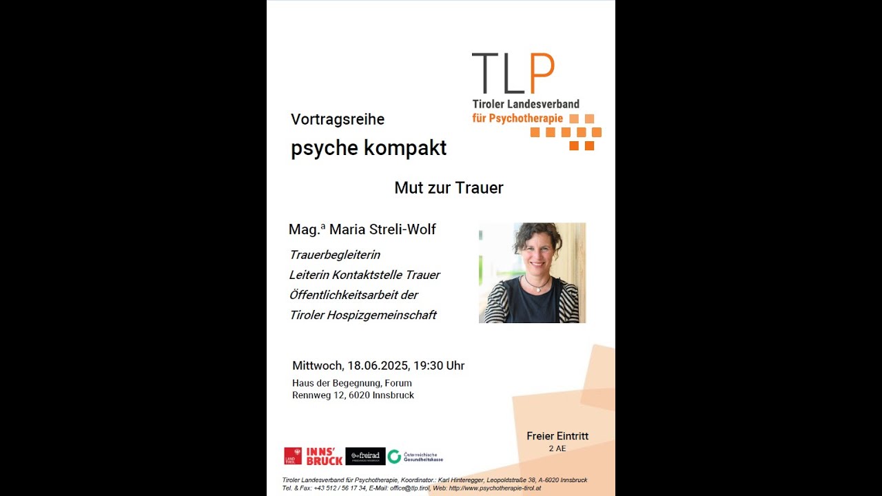 Mag.a Maria Strehli-Wolf - Mut zur Trauer