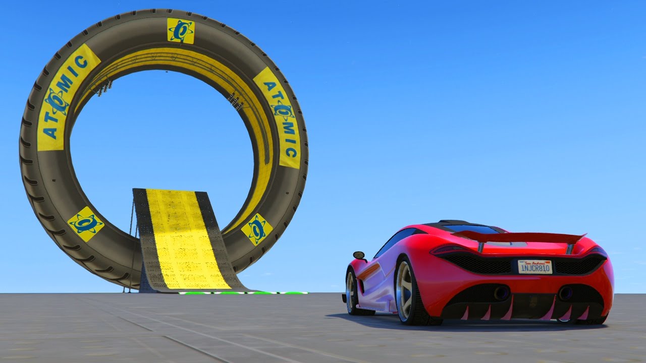 SALTOS INCREIBLES!!! - CARRERA GTA V ONLINE - GTA 5 ONLINE