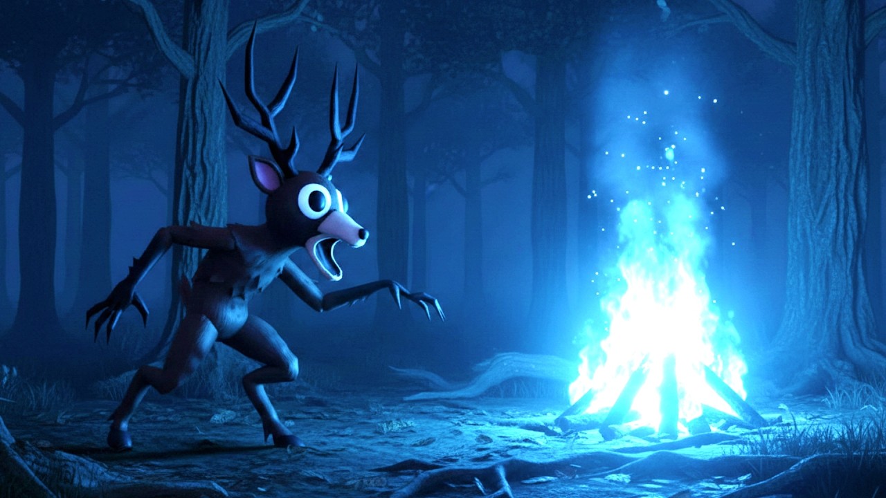 ПОЧЕМУ КОСТЕР СИНИЙ Roblox 99 nights in the forest