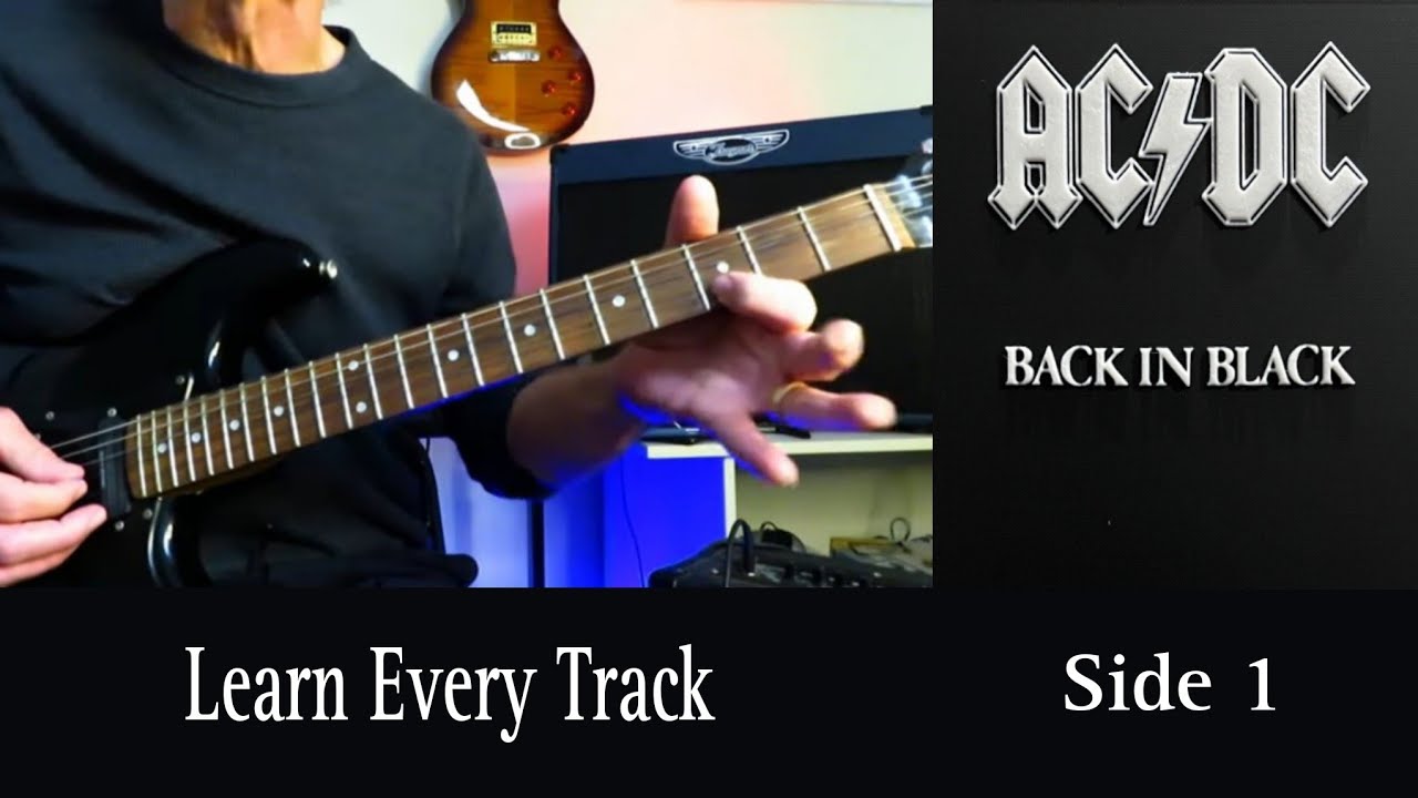 Back in Black (Полный альбом) - AC/DC. Урок игры на гитаре - Часть 1 (Сторона 1)