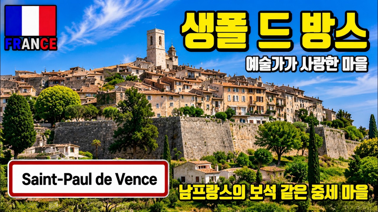 [프랑스] '샤갈'이 20년 거주하고 사망한 예술촌 '생폴 드 방스' Saint-Paul de Vence (4K)