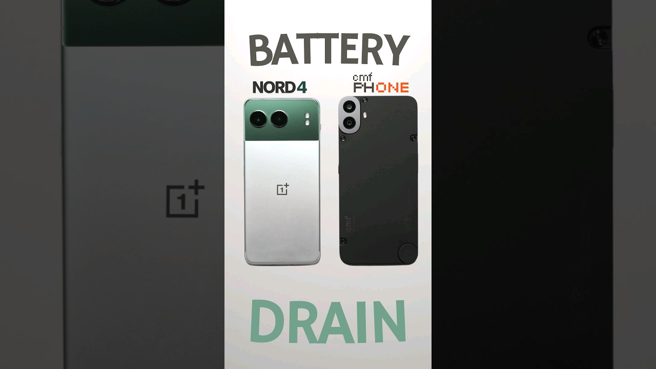 OnePlus Nord 4 vs CMF Phone 1 Battery Drain Test