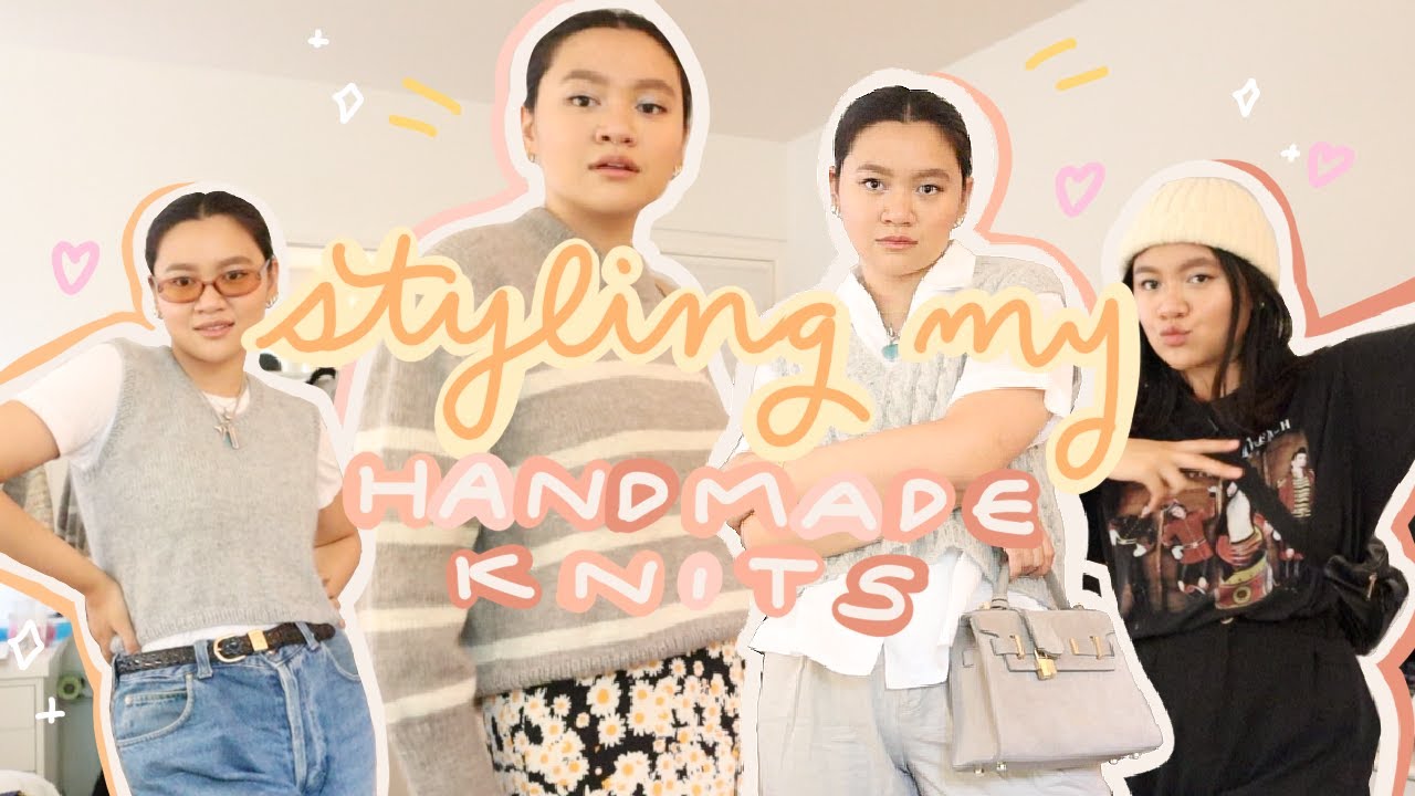 styling my favourite me made knit pieces | try on