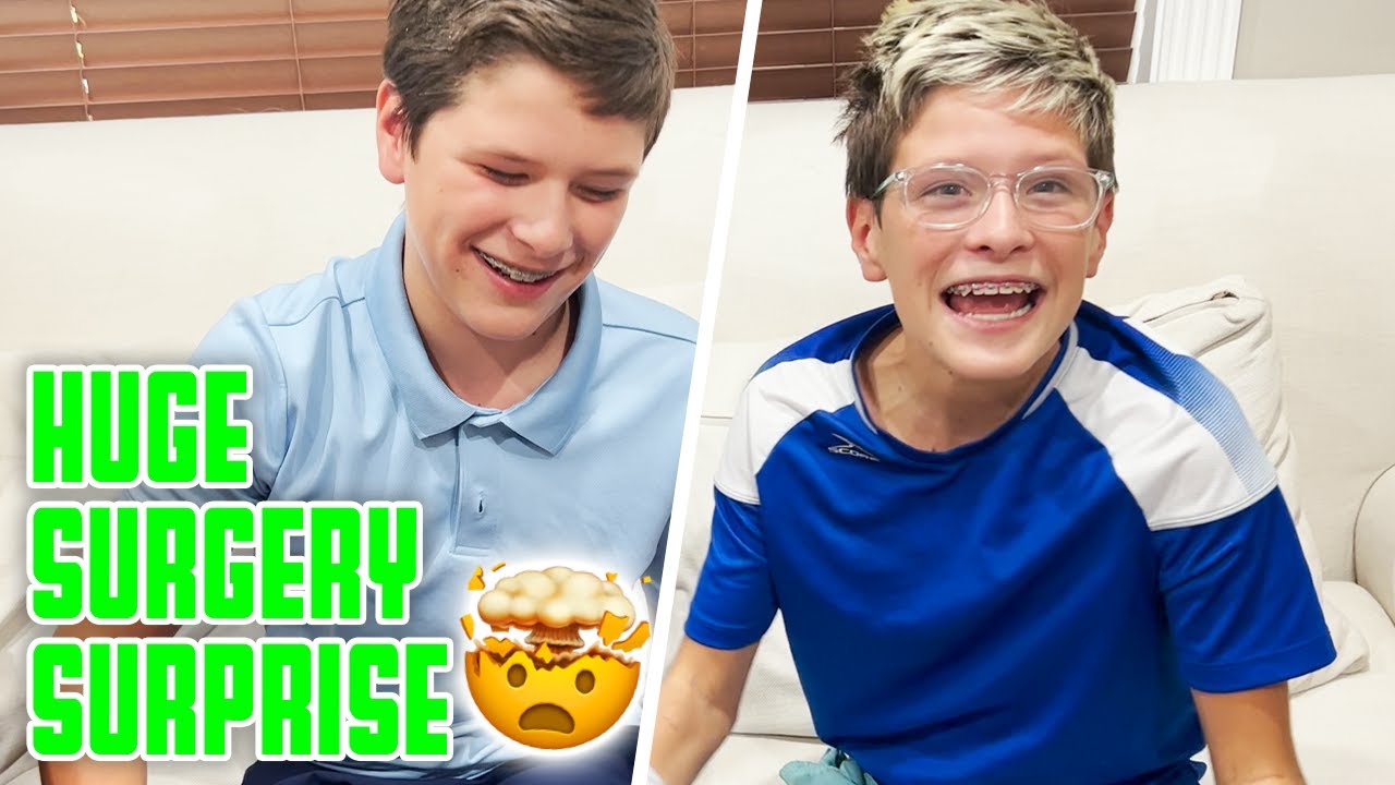 TWINS HAVE SURGERY ONLY DAYS APART | POST SURGERY AND PRE-SURGERY SURPRISE FOR BOTH