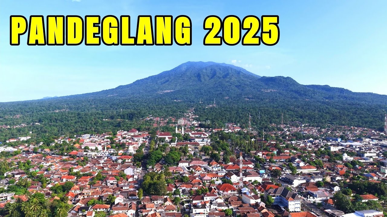 Drone Kota Pandeglang 2025, Pesona Kota Kecil di Kaki Gunung