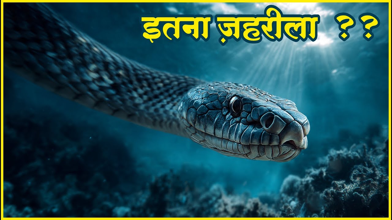 "सागर का सबसे घातक शिकारी — Dubois Sea Snake 🐍" 
