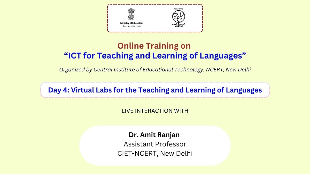 Day 4: Virtual Labs for the Teaching and Learning of Languages
