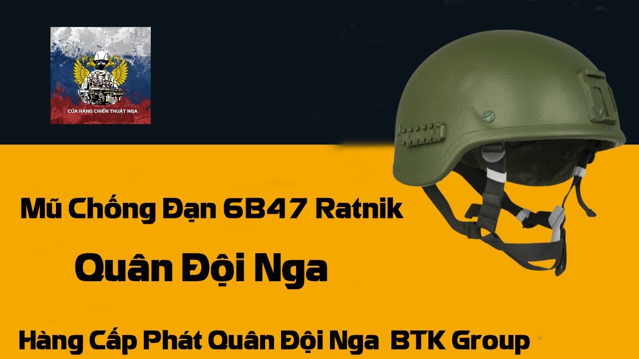 Mũ Chống Đạn 6B47 Quân Đội Nga Ratnik