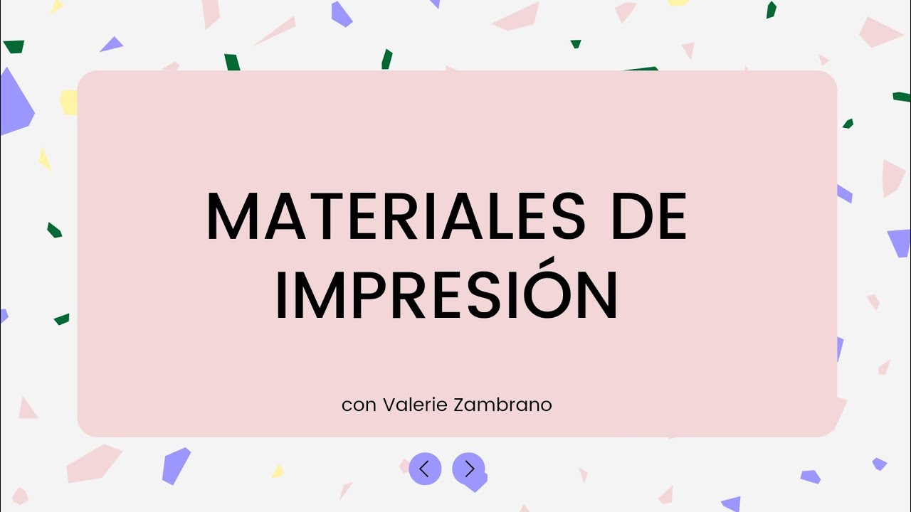Materiales de Impresión
