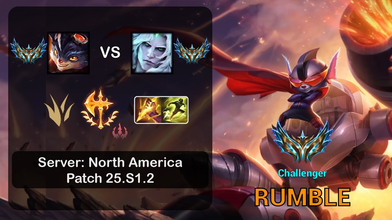 Rumble Jungle vs Viego - NA Challenger - Patch 25.S1.2