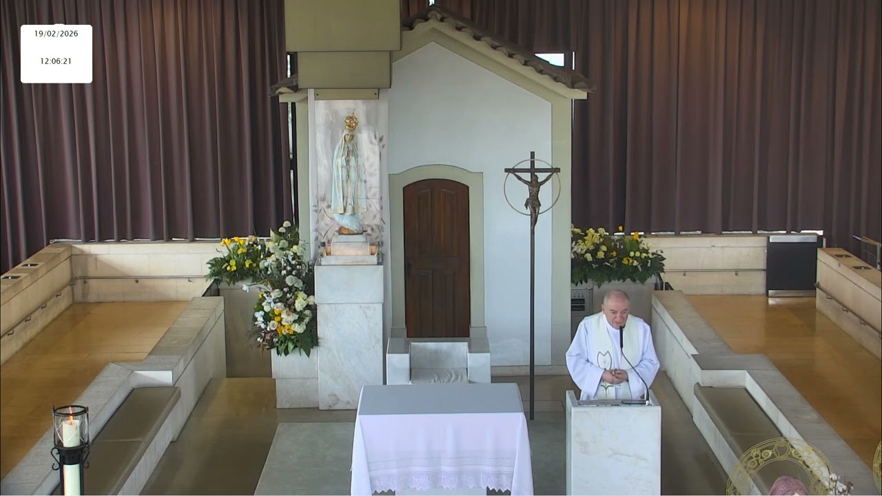 Terço a Nossa Senhora de Fátima desde a Capelinha das Aparições 19.02.2026