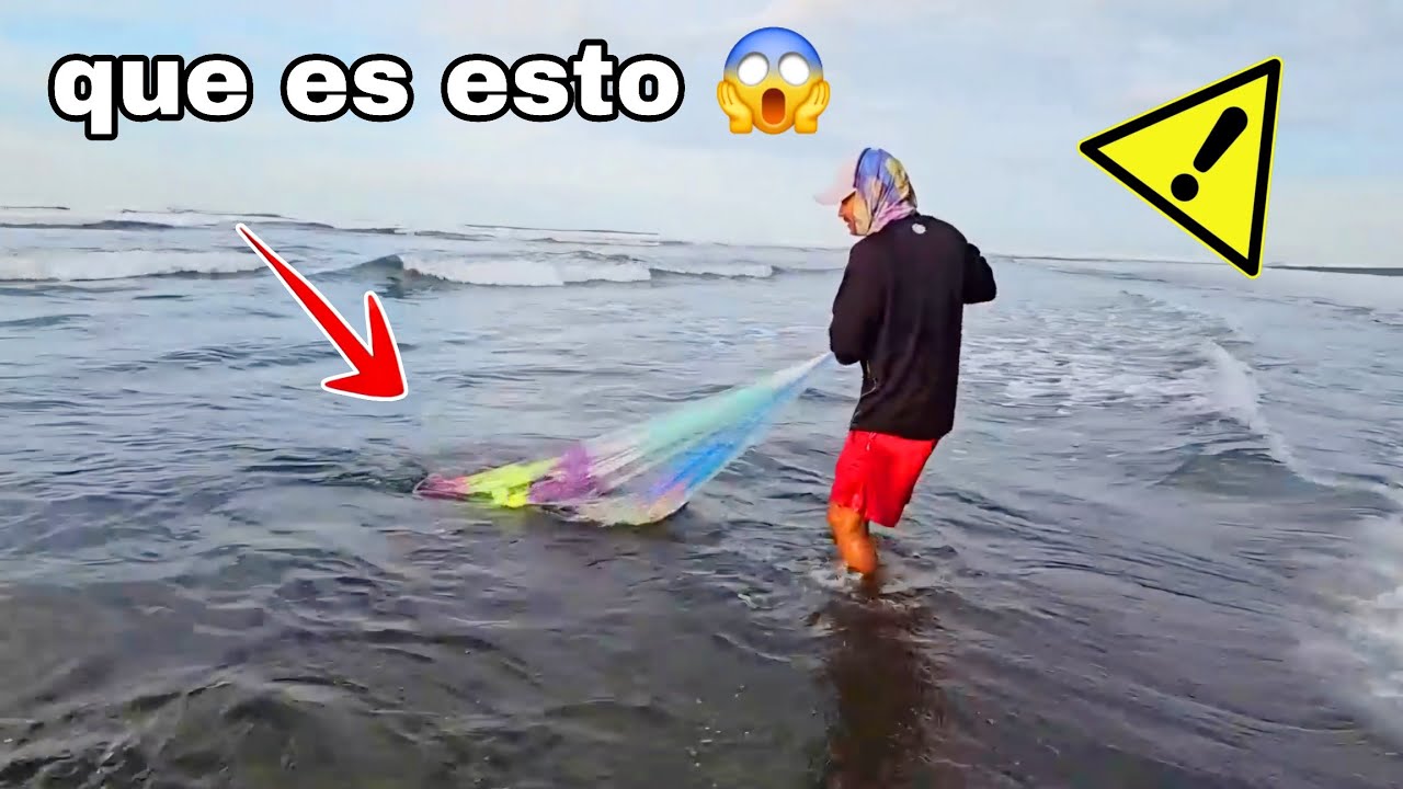Jamás creí pescar de este tamaño en el mar #elsalvador #pesca 