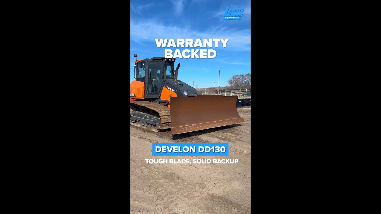 DEVELON DD130 Dozer Walkthrough &ndash; Blade Power & Warranty Breakdown