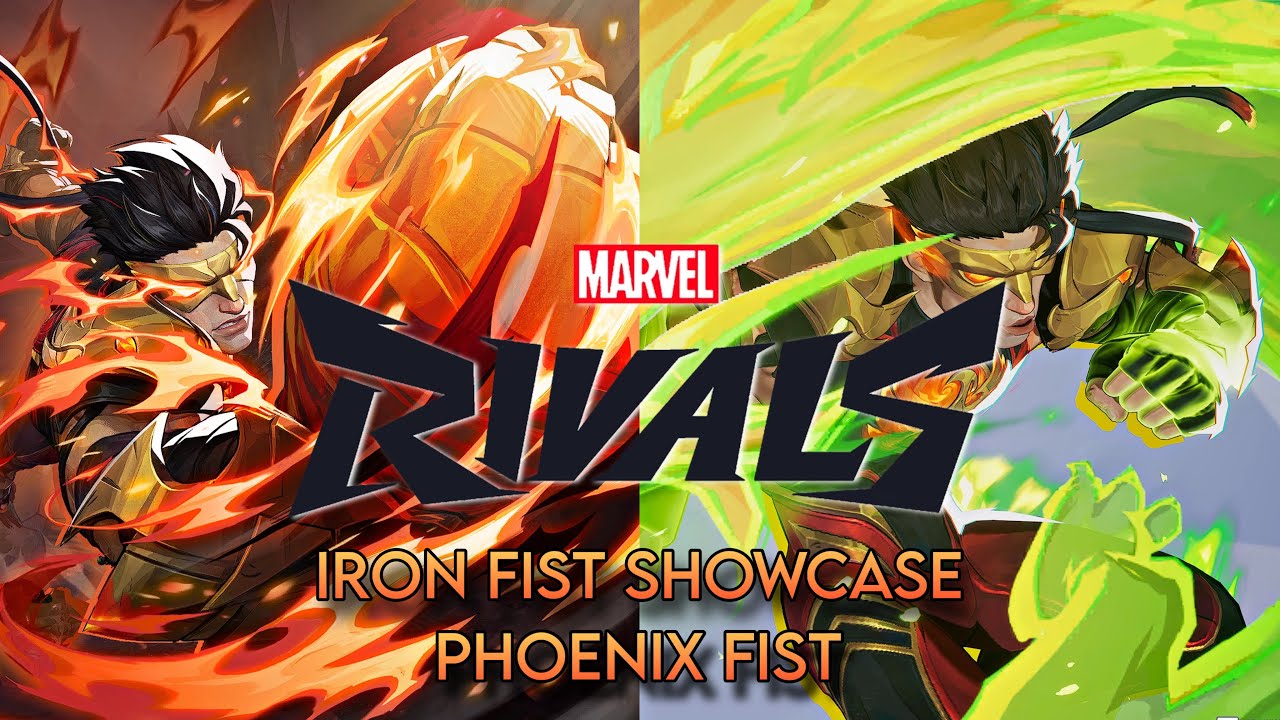 Iron Fist Phoenix Fist skin showcase (4k) - Marvel Rivals 