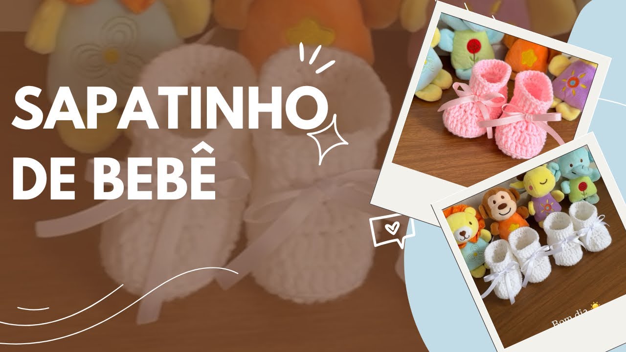 Sapatinho de bebê/ botinha de bebê 