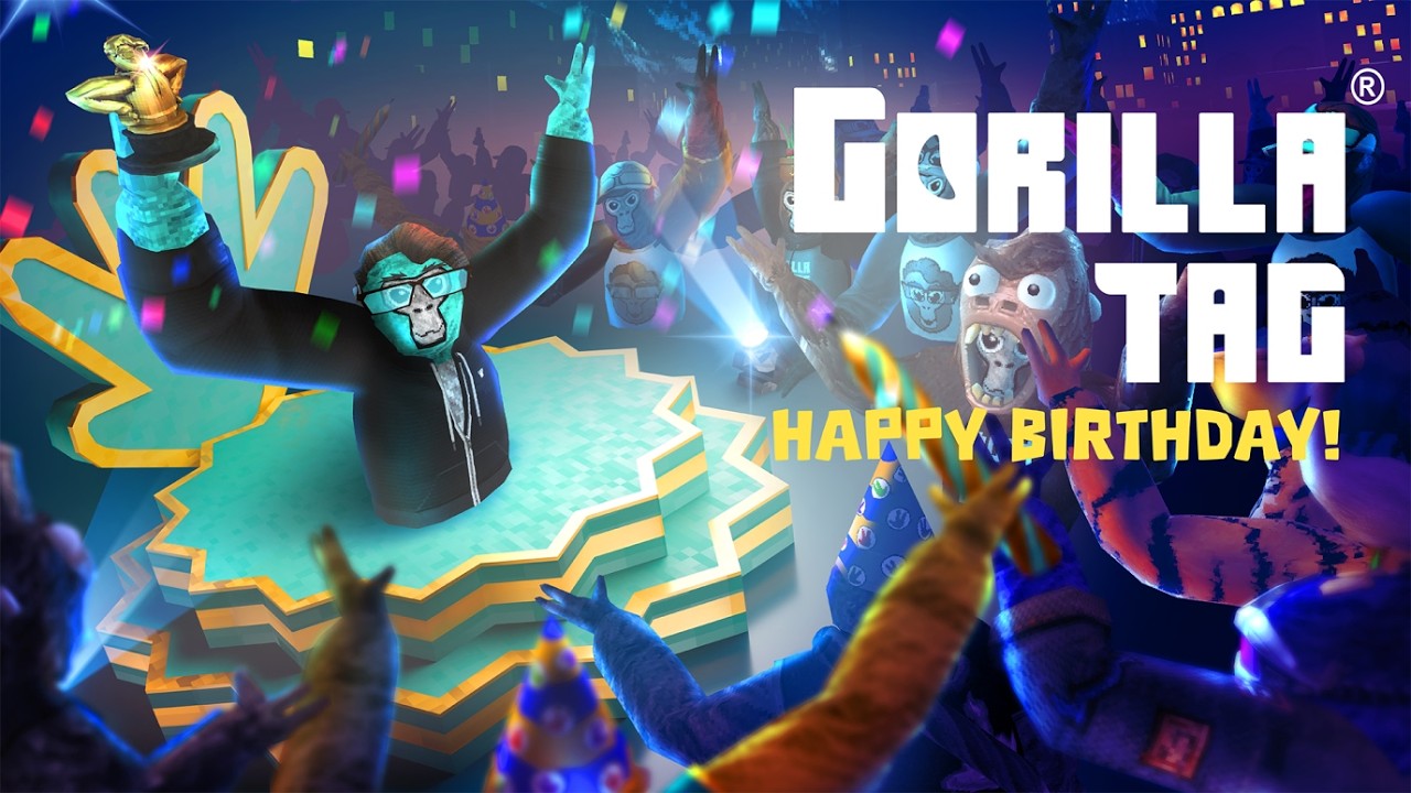 The Party Continues! - Minigames, Giveaways, and Gold Lemming Reveals - Gorilla Tag Live