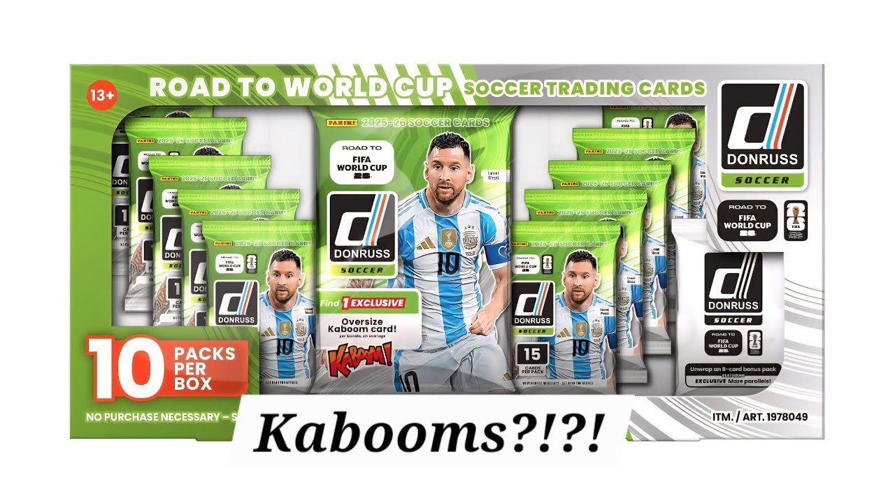 Costco Exclusive 2025-26 Donruss Road to FIFA World Cup - Are they better than the Value Packs?!