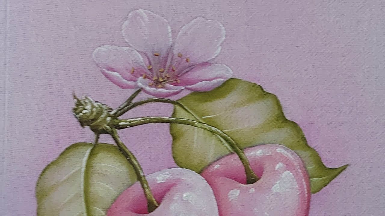 13 - Pintura 2026 - Aprenda a pintar cachinho de cerejas 
