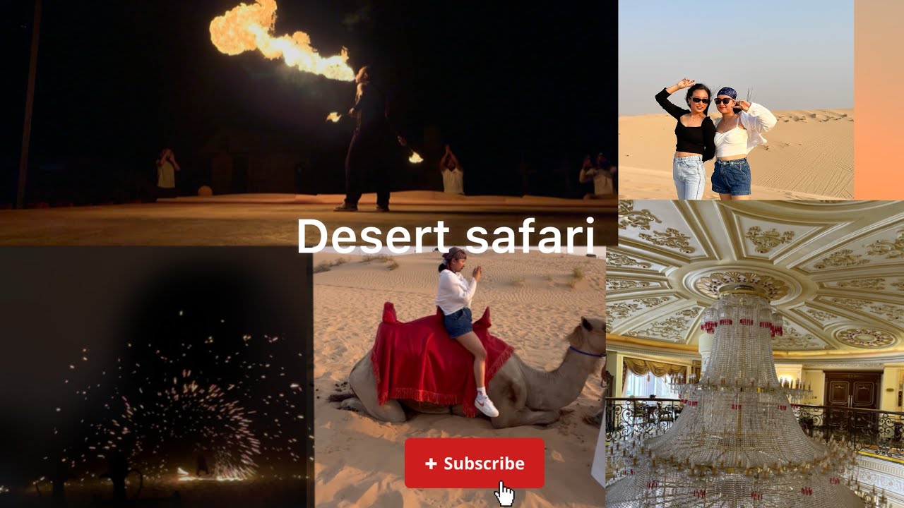 Let’s go for a Dessert 🏜️ 🐪📸 Safari at Abu Dhabi 