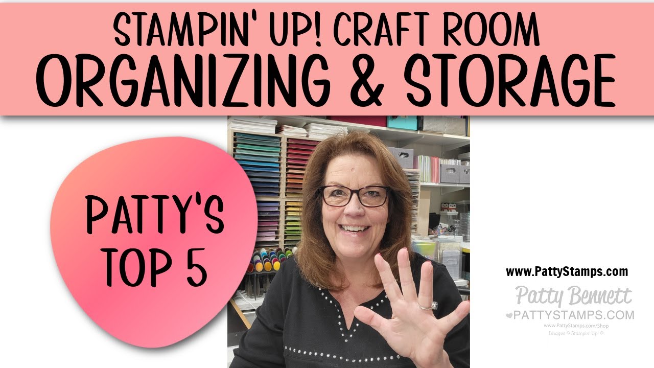 Patty's Top 5 Craft Room Storage and Organizing Solutions