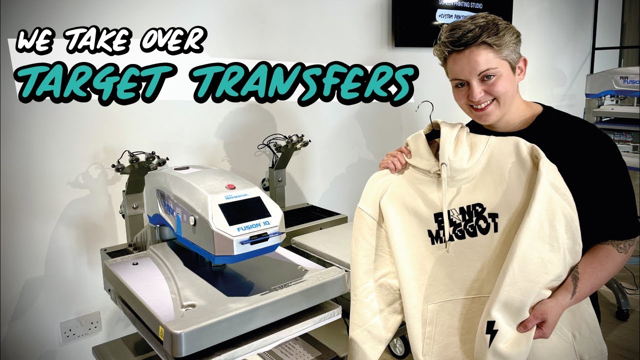 The best heat presses for t-shirt brands & printing studios - We takeover Target Transfers showroom.