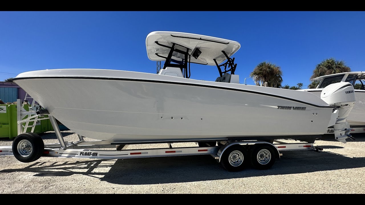 Twin Vee 280GFX Performance Run with Yamaha 300’s.