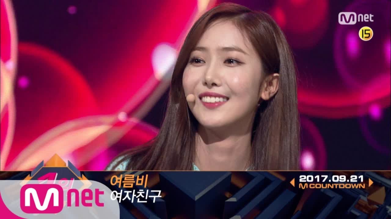 Top in 3rd of September, ‘GFRIEND’ with 'Summer Rain', Encore Stage! (in Full) M COUNTDOWN 170921 EP