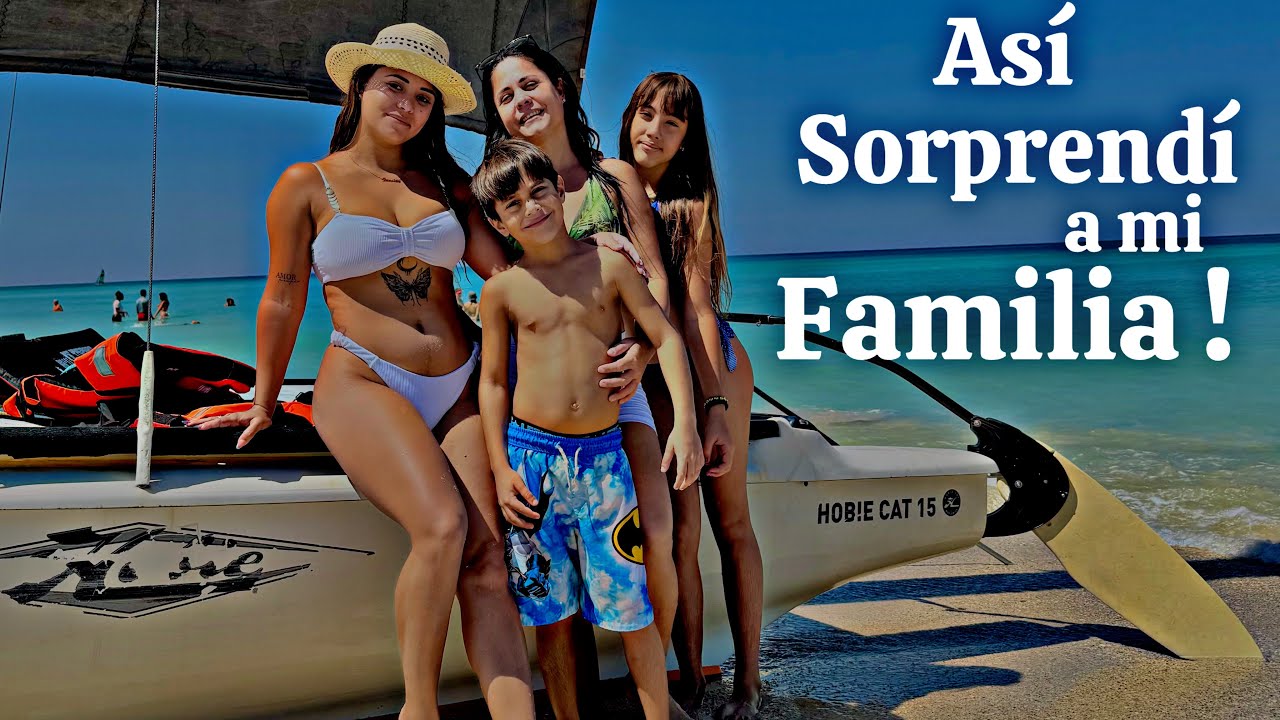 Conociendo las Playas de La HABANA por Primera Vez 😱| Asi Reacionó mi Familia‼️| Un día en Mar Azul