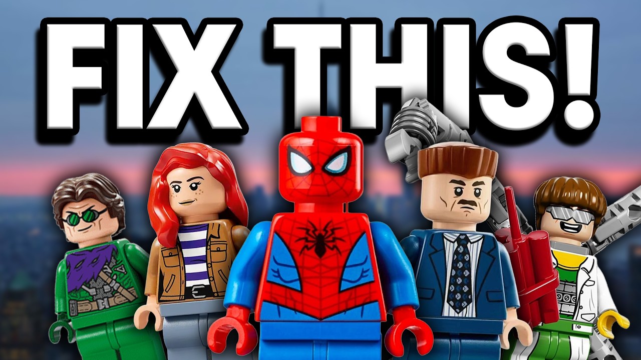 Фигурки LEGO Человек-паук сломаны, компания One Piece их починила.