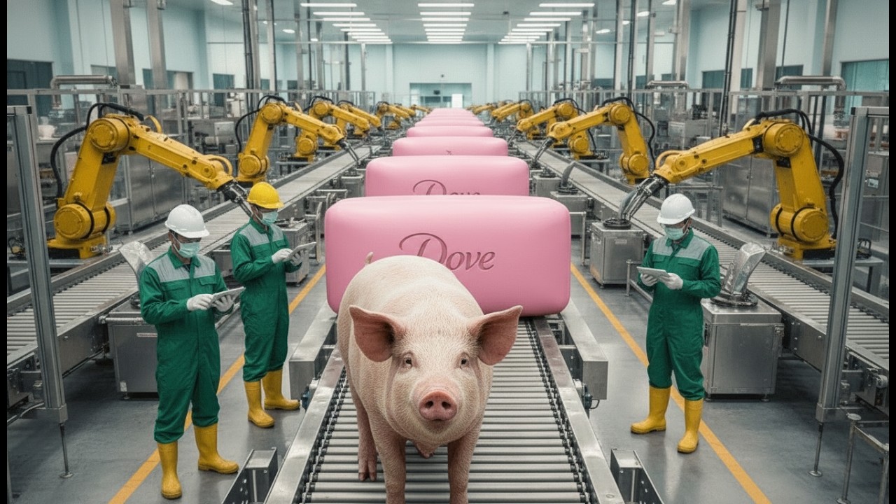 Inside the Pig-Based Soap and Shampoo Factory – How Soap and Shampoo Are Made in USA Modern Factory