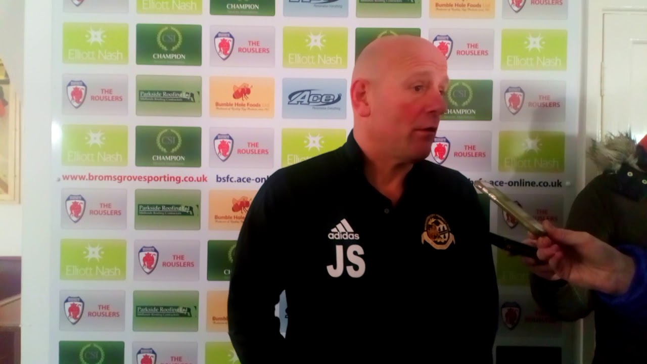 Interview: John Snape - Post Match - Stourport Swifts 25/11/17